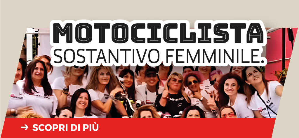 Motociclista sostantivo femminile